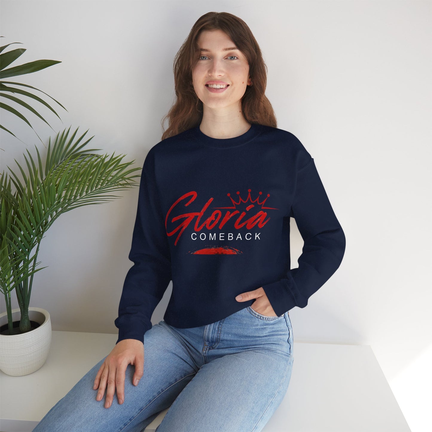 Gloria Comeback Crewneck Sweatshirt — "Gloria: She Was Gone, But Love Stayed"