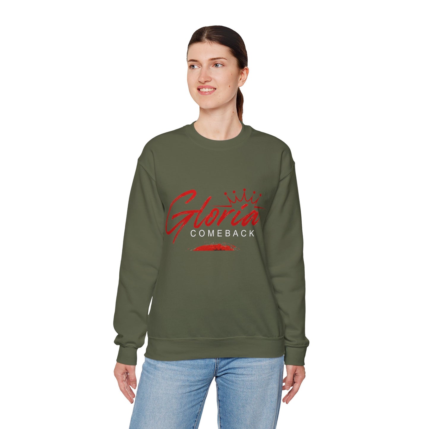 Gloria Comeback Crewneck Sweatshirt — "Gloria: She Was Gone, But Love Stayed"