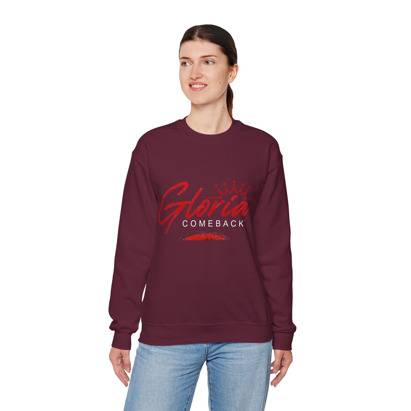 Gloria Comeback Crewneck Sweatshirt — "Gloria: She Was Gone, But Love Stayed"