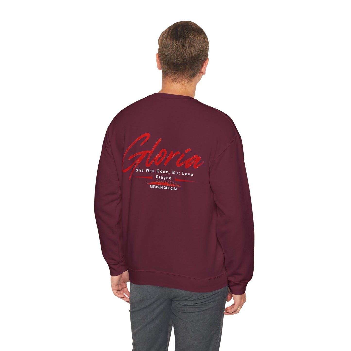 Gloria Comeback Crewneck Sweatshirt — "Gloria: She Was Gone, But Love Stayed"