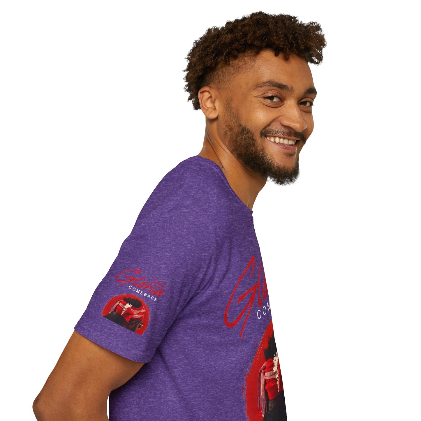 Comeback Gloria T-Shirt — Bold Red Crown Graphic Tee