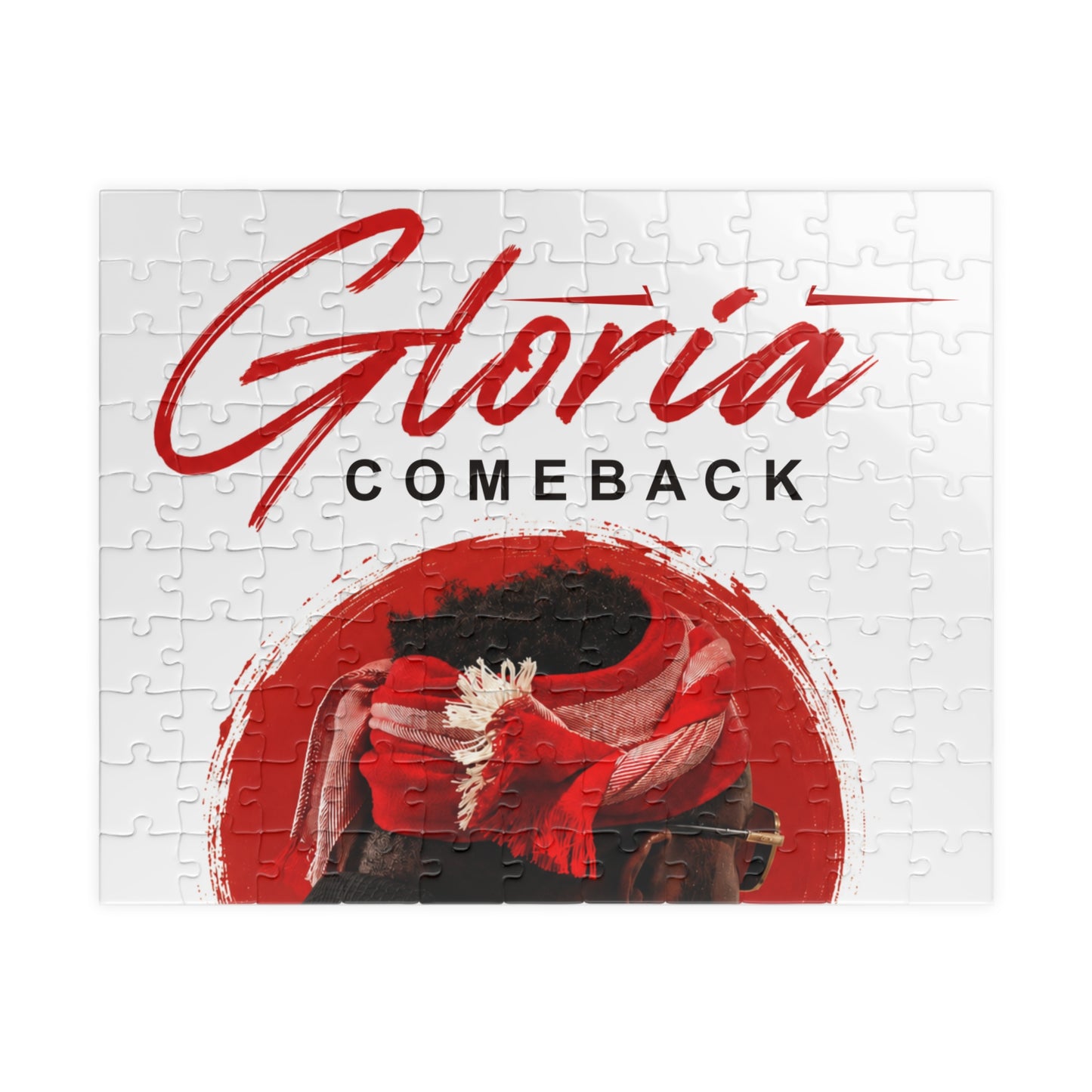 Gloria Comeback Jigsaw Puzzle – Red Retro Poster Art (110–1014 pcs)
