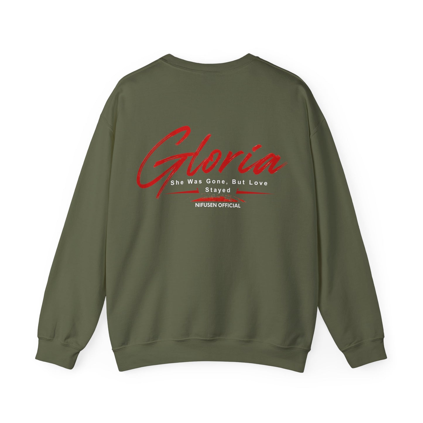 Gloria Comeback Crewneck Sweatshirt — "Gloria: She Was Gone, But Love Stayed"
