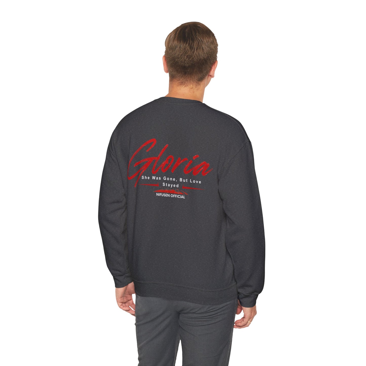 Gloria Comeback Crewneck Sweatshirt — "Gloria: She Was Gone, But Love Stayed"