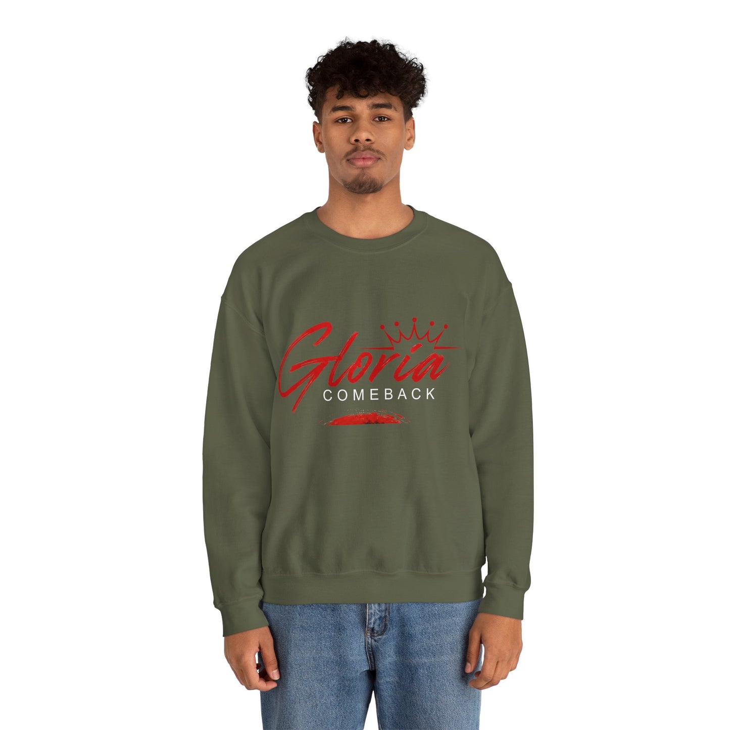 Gloria Comeback Crewneck Sweatshirt — "Gloria: She Was Gone, But Love Stayed"