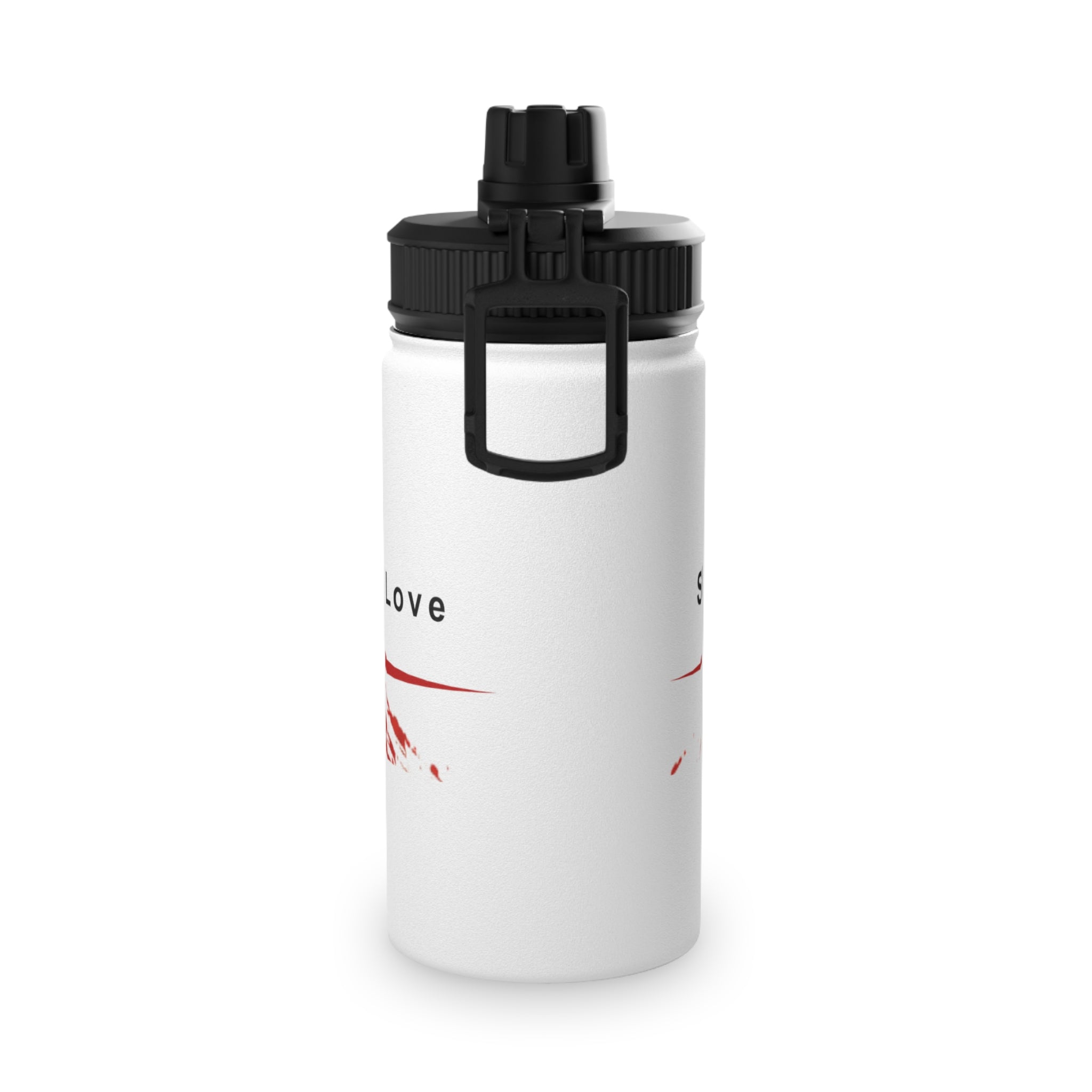 Stainless Steel Water Bottle — "Was Gone, But Stayed" Red Arrow Sports Bottle