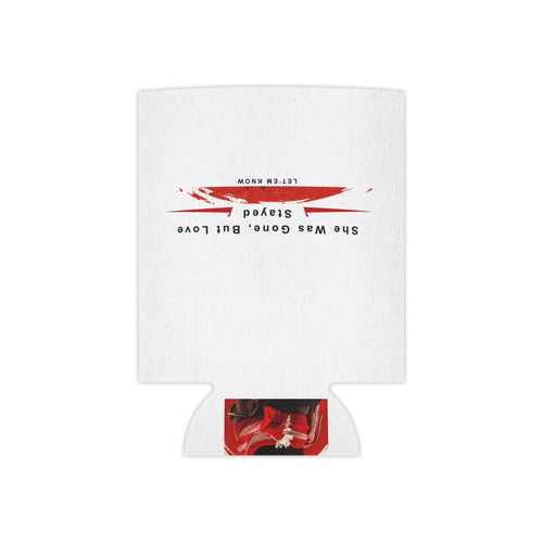 Can Cooler — 'From Pain to Power' Red Bandana Portrait Cooler