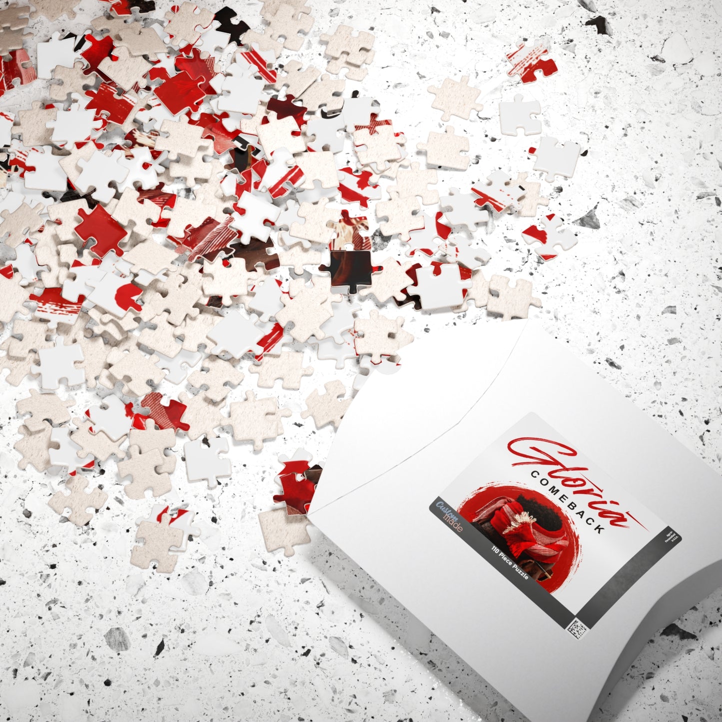 Gloria Comeback Jigsaw Puzzle – Red Retro Poster Art (110–1014 pcs)