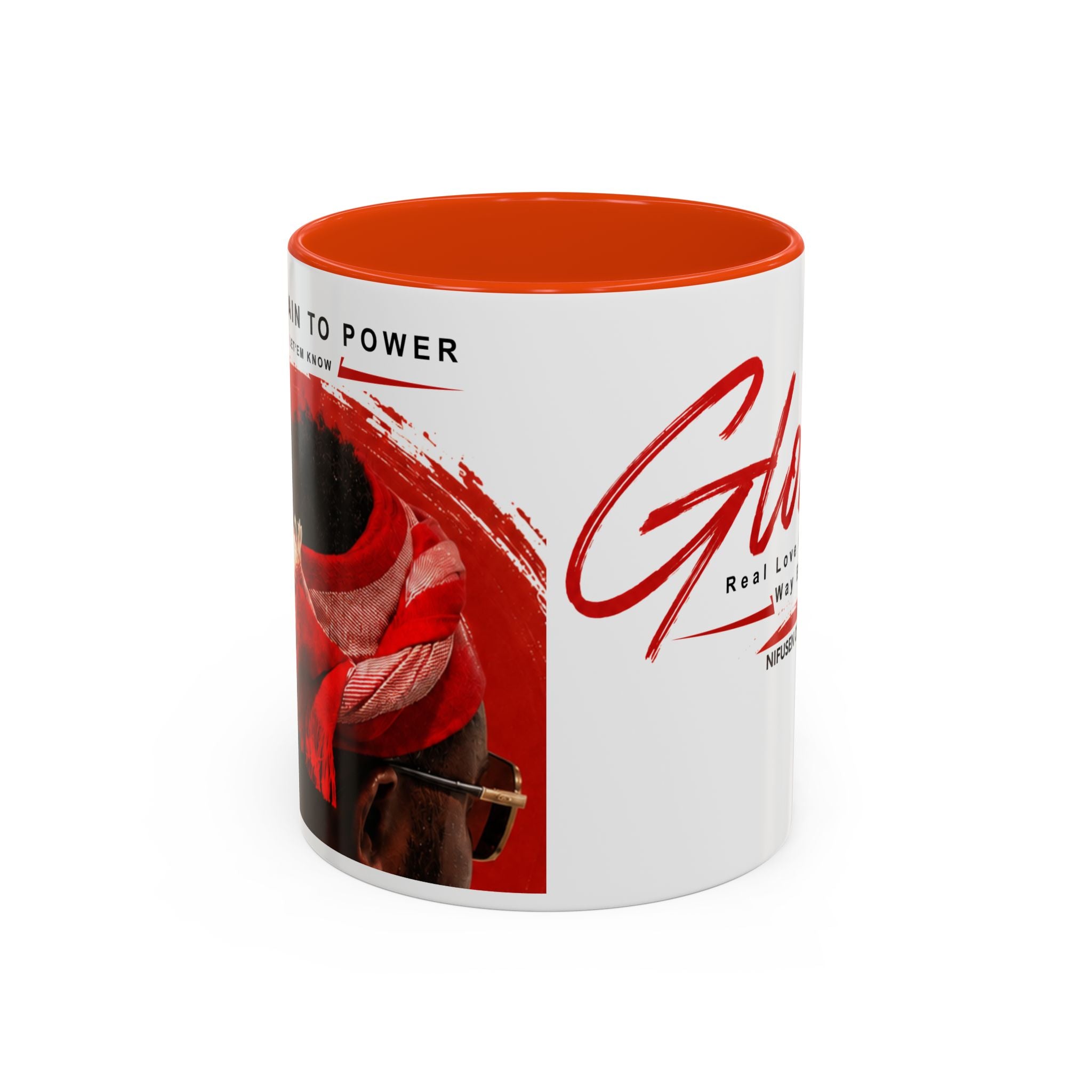 Gloria Script Photo Mug — Inspirational 'Real Love Finds Its Way Back' Coffee Cup (11oz/15oz)