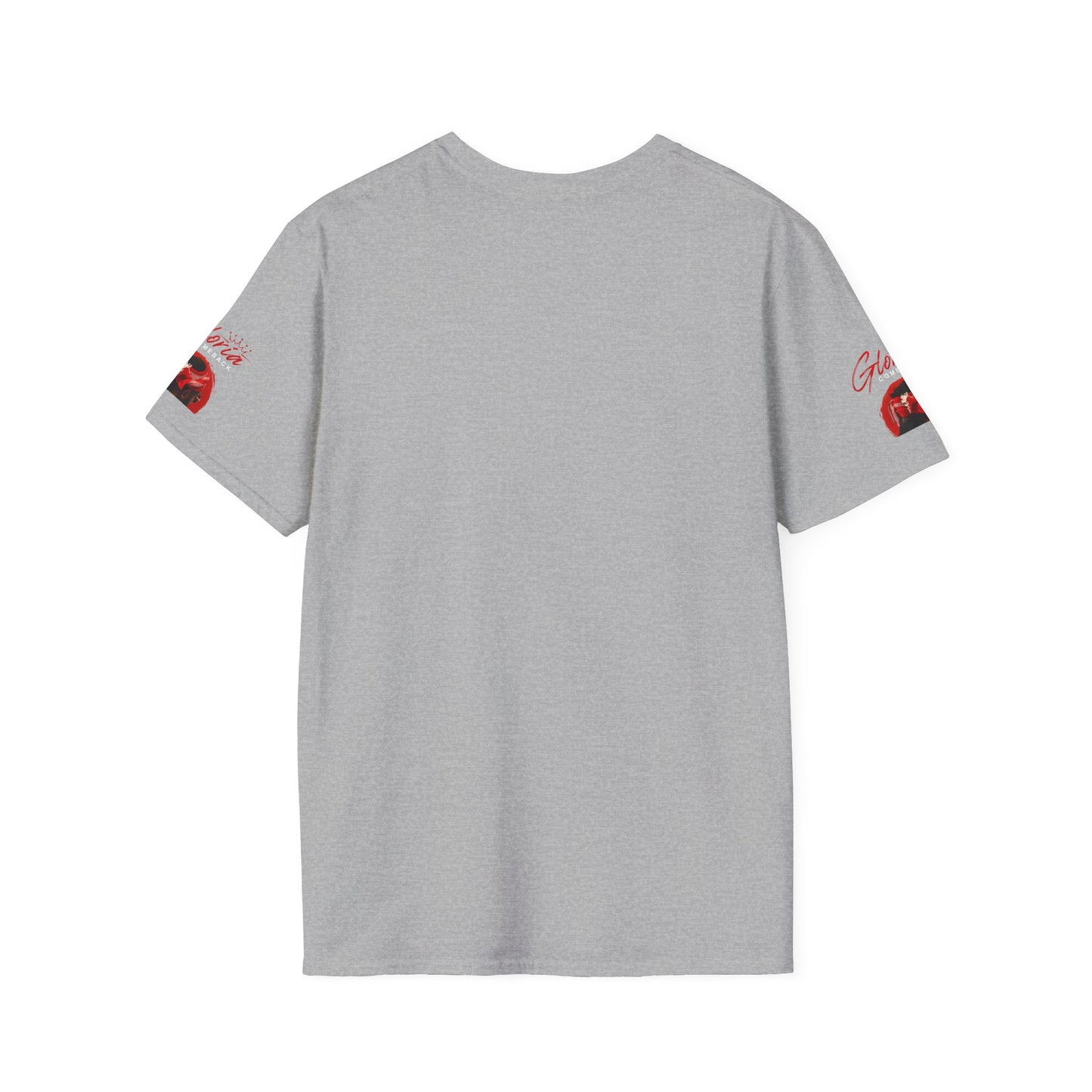 Comeback Gloria T-Shirt — Bold Red Crown Graphic Tee