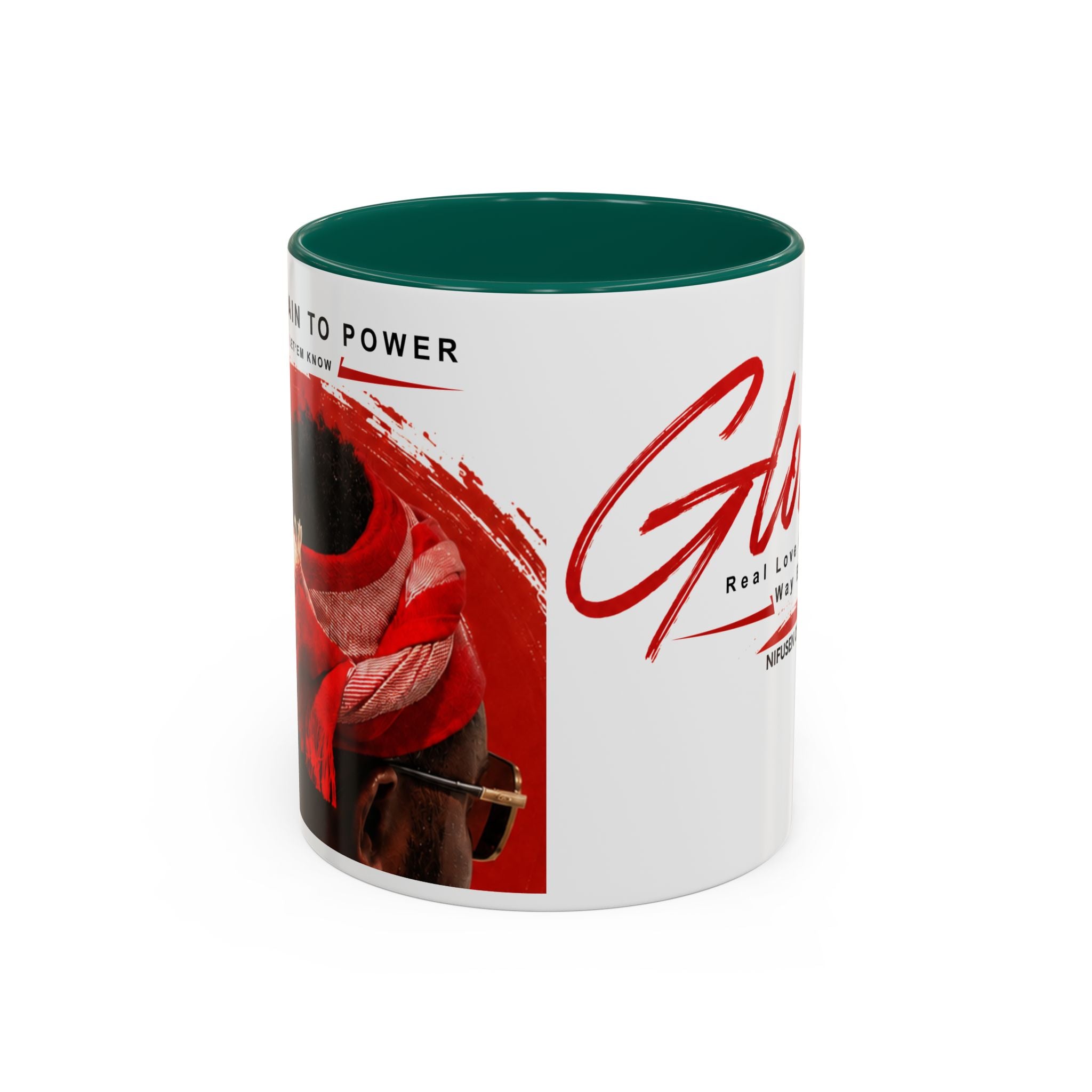 Gloria Script Photo Mug — Inspirational 'Real Love Finds Its Way Back' Coffee Cup (11oz/15oz)