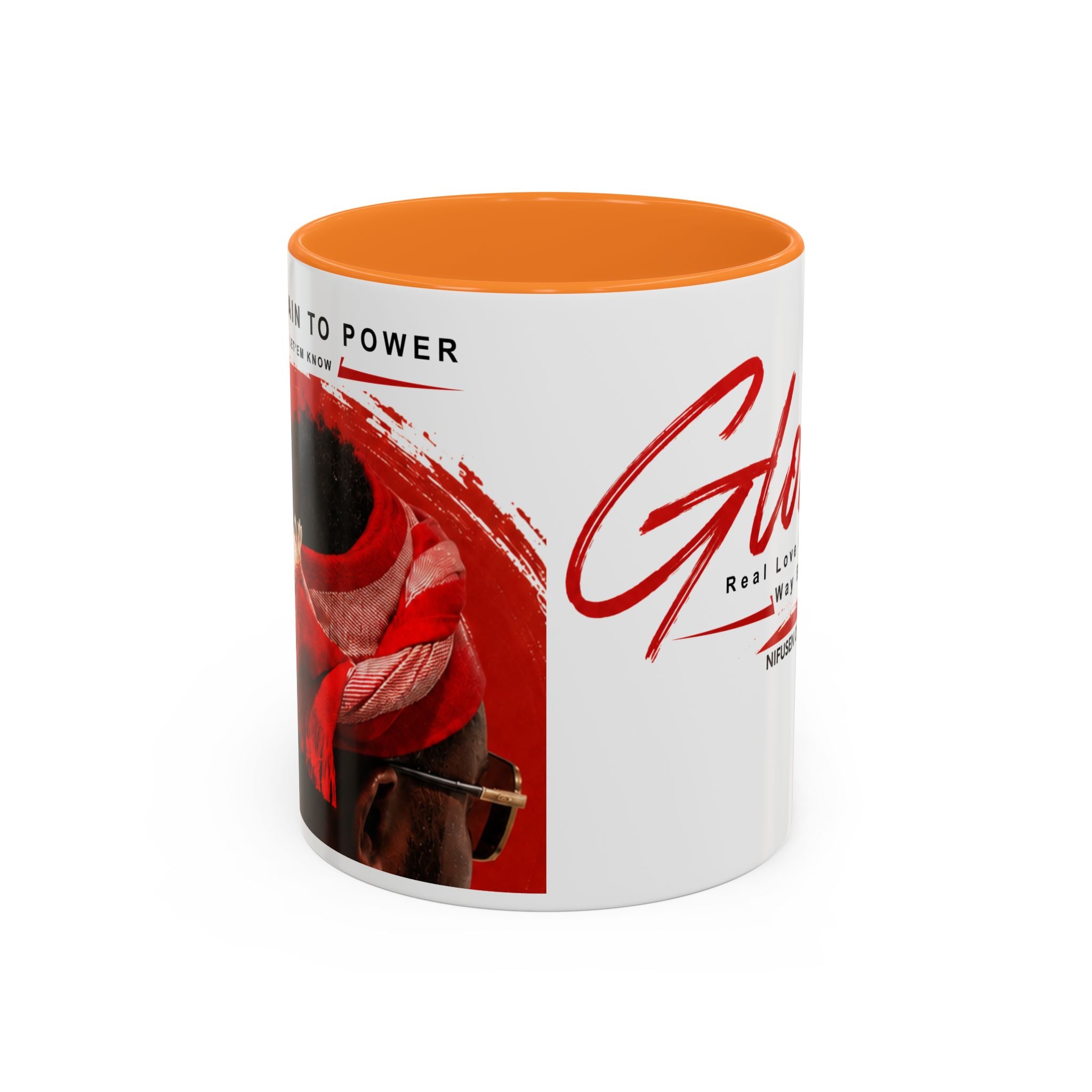 Gloria Script Photo Mug — Inspirational 'Real Love Finds Its Way Back' Coffee Cup (11oz/15oz)