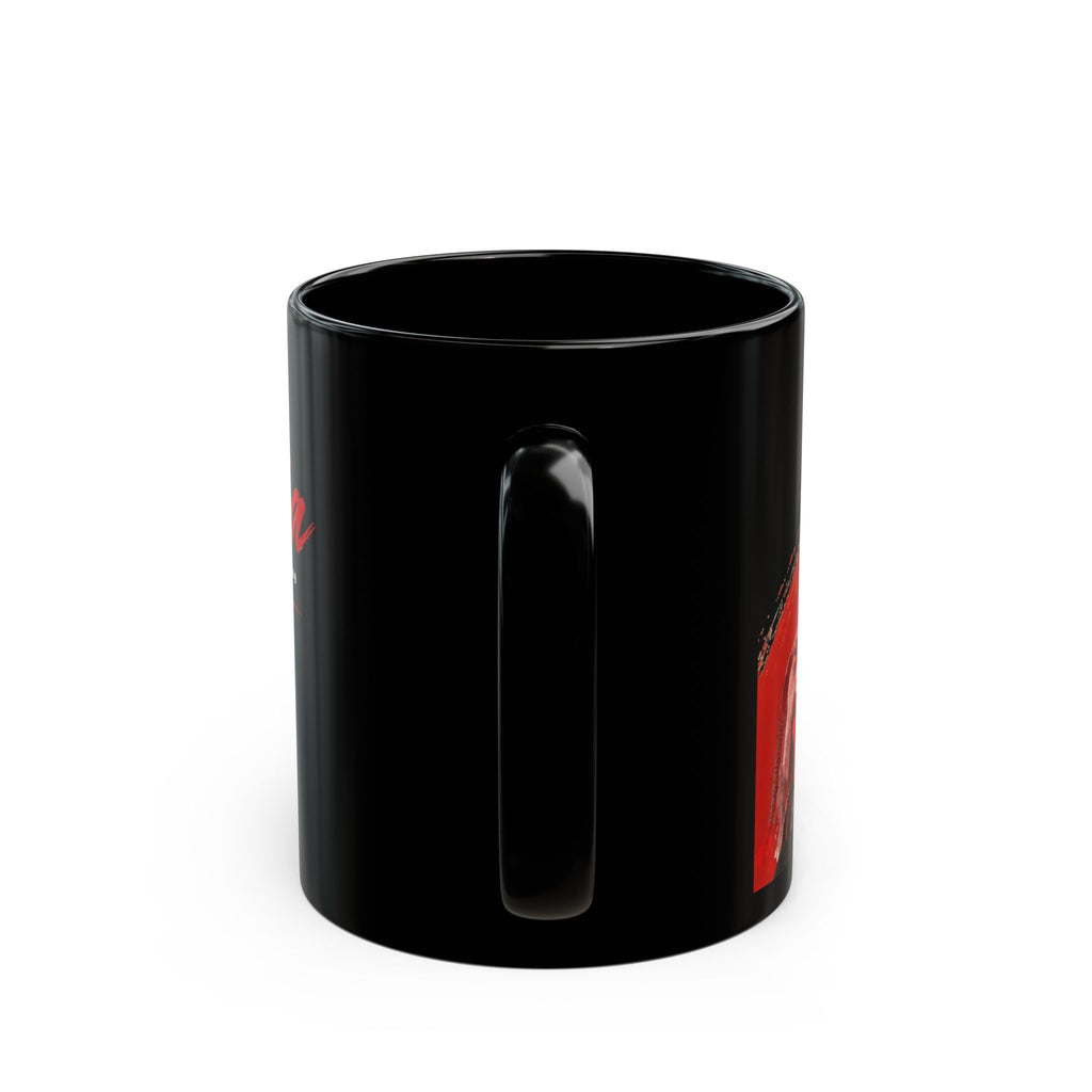 Gloria Tribute Mug – Black Ceramic Memorial Coffee Cup (11oz/15oz)