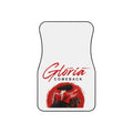 Car Mats — 'Gloria Comeback' Red Scarf Design (Front Pair)