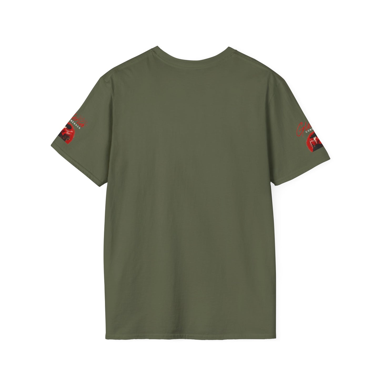 Comeback Gloria T-Shirt — Bold Red Crown Graphic Tee