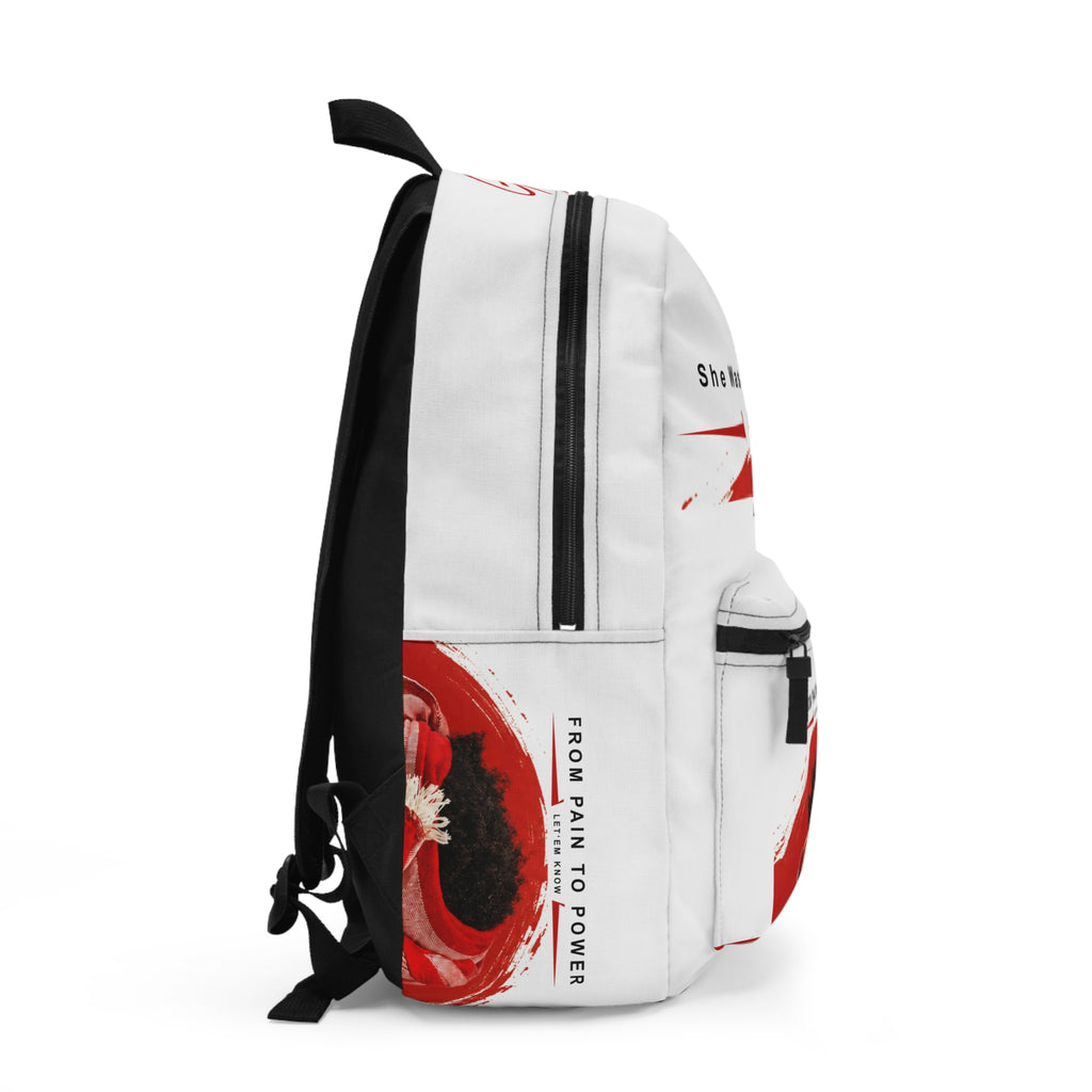 Inspirational 'She Was Gone, But Love Stayed' Backpack – From Pain to Power Design