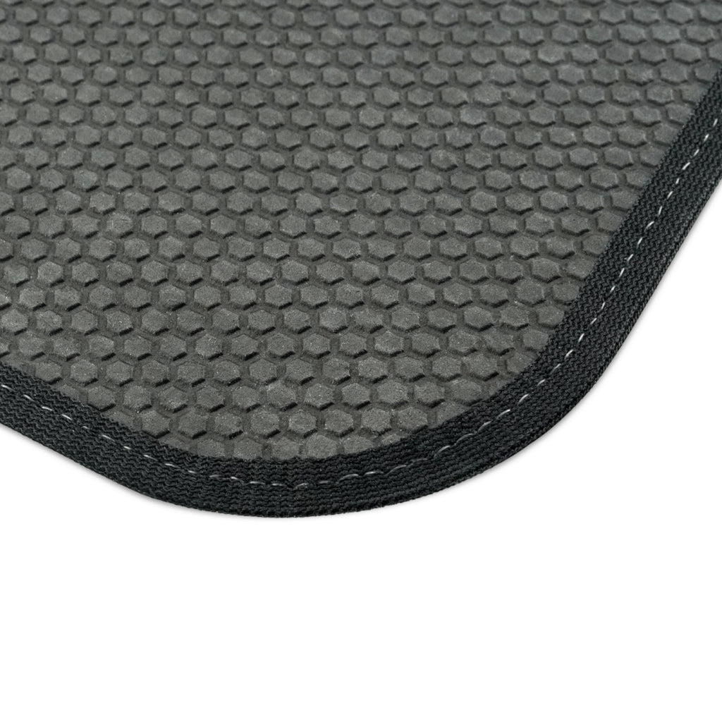 Car Mats — 'Gloria Comeback' Red Scarf Design (Front Pair)