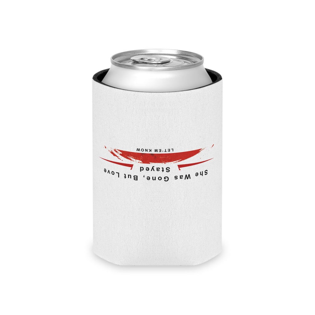 Can Cooler — 'From Pain to Power' Red Bandana Portrait Cooler