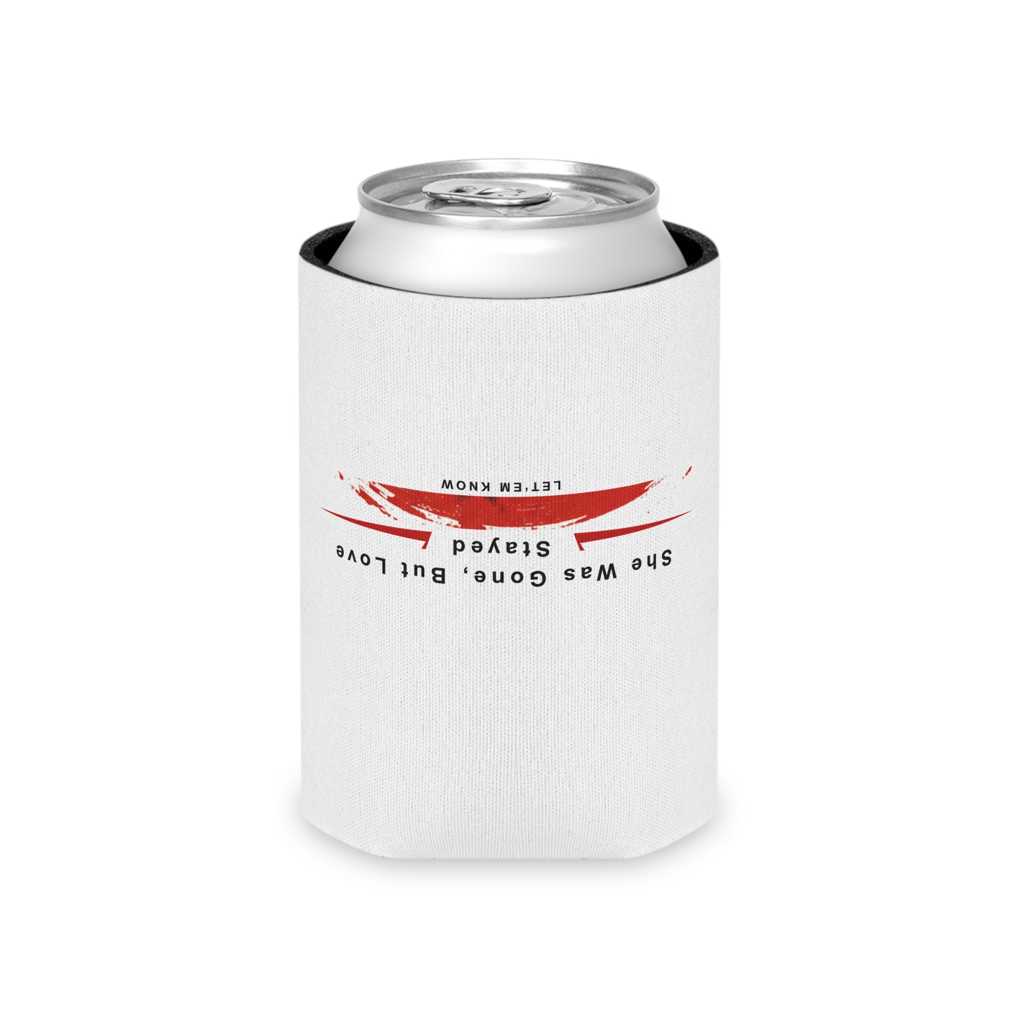 Can Cooler — 'From Pain to Power' Red Bandana Portrait Cooler