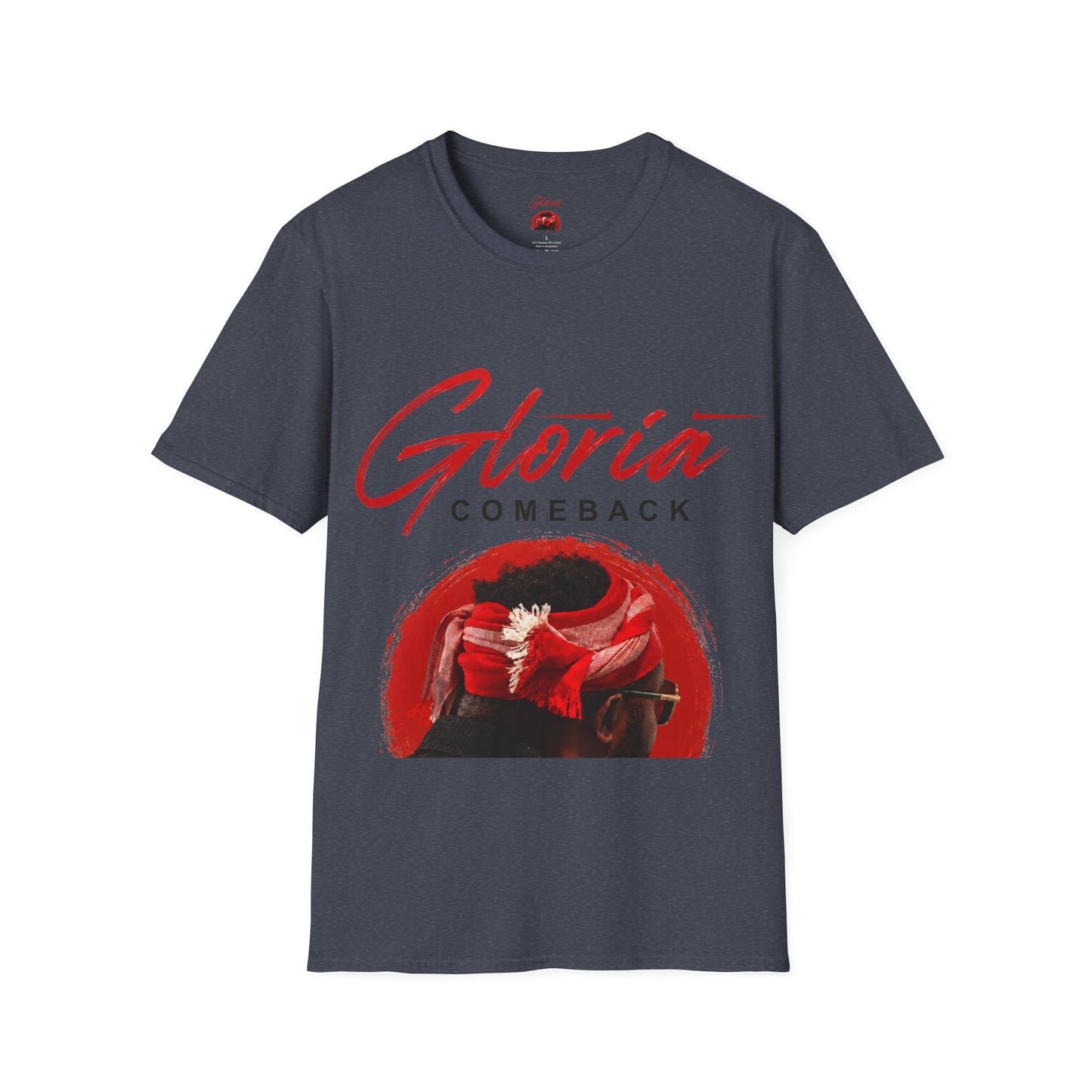 Gloria Comeback T-Shirt — Retro Red Script Graphic Tee