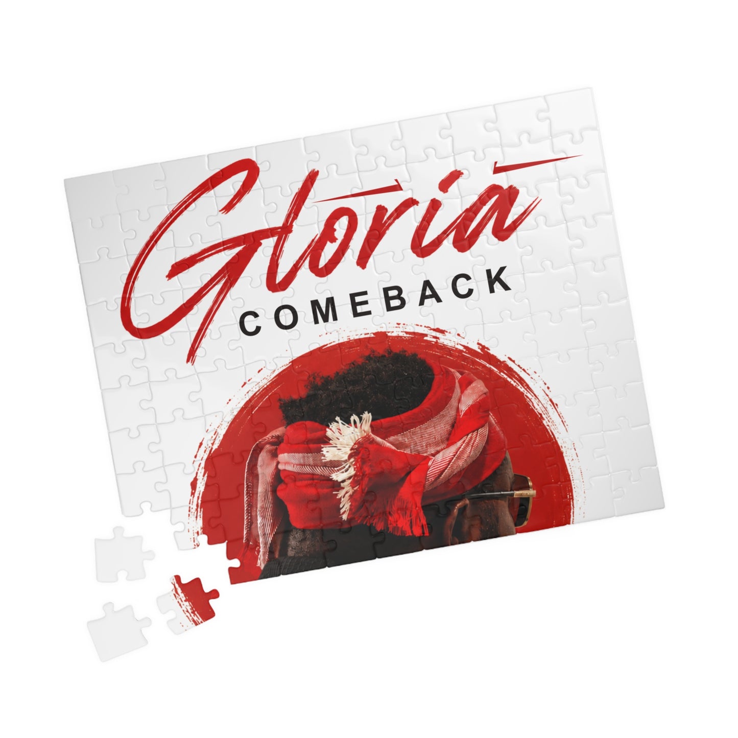 Gloria Comeback Jigsaw Puzzle – Red Retro Poster Art (110–1014 pcs)