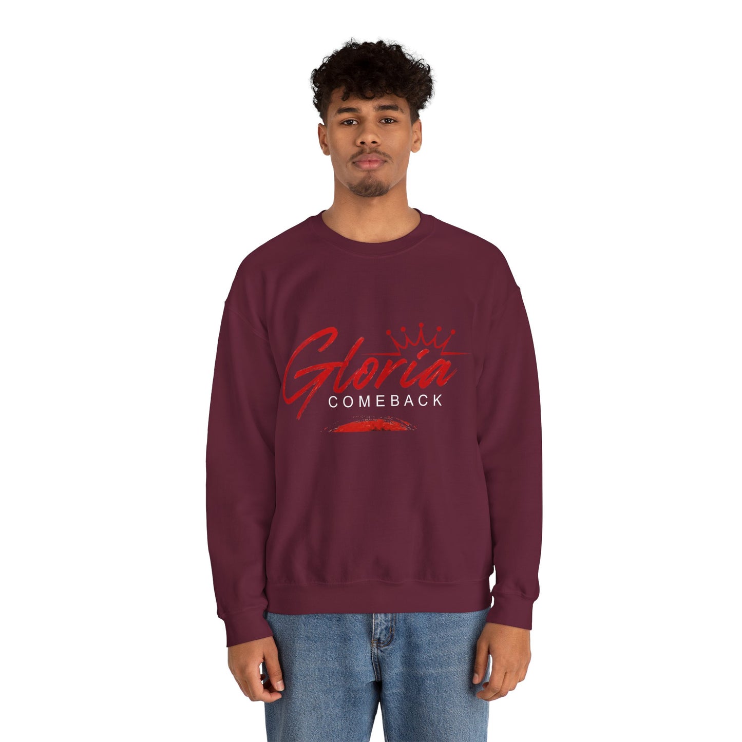 Gloria Comeback Crewneck Sweatshirt — "Gloria: She Was Gone, But Love Stayed"