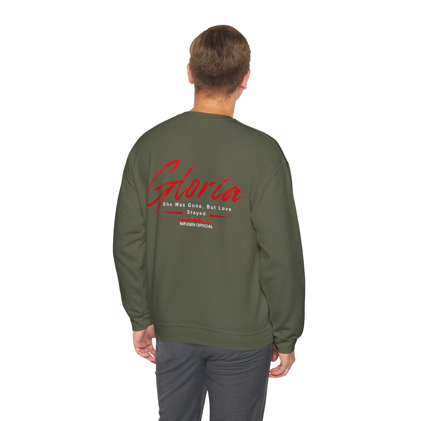 Gloria Comeback Crewneck Sweatshirt — "Gloria: She Was Gone, But Love Stayed"